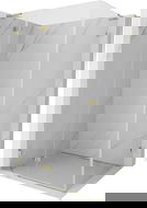 Mexen Lunar L sprchová kabina sklopná levá 100 x 70 cm, průhledná, zlatá - 834L-100-070-50-00-L