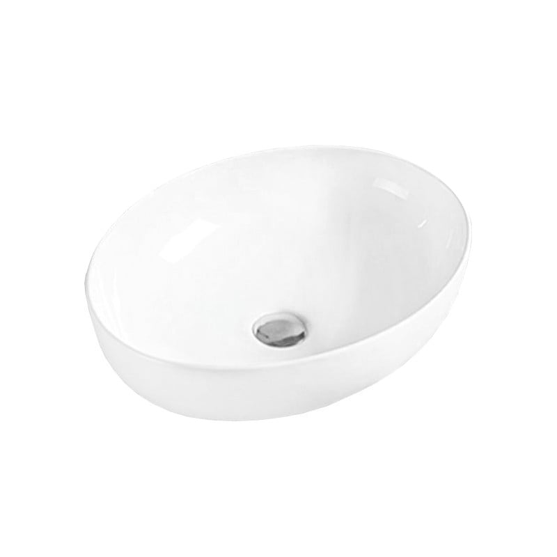 Mexen Jowita umyvadlo na desku 52 x 39 cm, bílá - 21355200