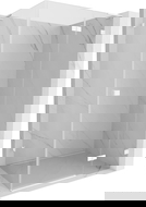 Mexen Lunar L otočná sprchová kabina pravá 100 x 80 cm, transparentní, bílá - 834L-100-080-20-00-P