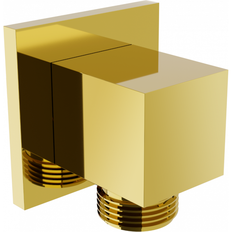 Mexen Cube úhlový přípoj, zlatý - 79340-50