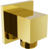 Mexen Cube úhlový přípoj, zlatý - 79340-50