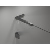 Mexen Lunar L Duo sprchový kout s otvíracími dveřmi levý 90 x 80 cm, transparentní, gun metal - 834L-090L-080P-95-00