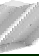 Mexen Lunar sprchová koutová stěna pravá 85 x 70 cm, transparentní, chrom - 834-085-070-01-00-P