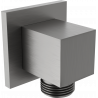 Mexen Cube úhlové připojení, gun gray kartáčovaný - 79340-66
