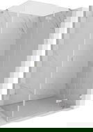 Mexen Lunar sprchový kout dvoukřídlý pravý 95 x 80 cm, transparentní, kartáčovaný nikl - 834-095-080-97-00-P