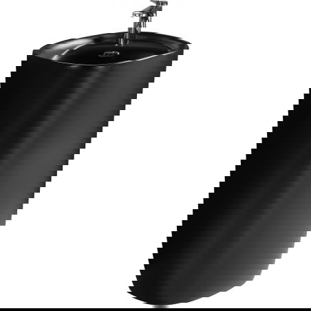 Mexen Irma volně stojící umyvadlo 50 x 46 cm, černá mat - 26145170