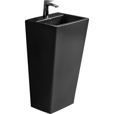Mexen Liza samostatně stojící umyvadlo 44 x 38 cm, černá mat - 26154470