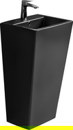 Mexen Liza samostatně stojící umyvadlo 44 x 38 cm, černá mat - 26154470