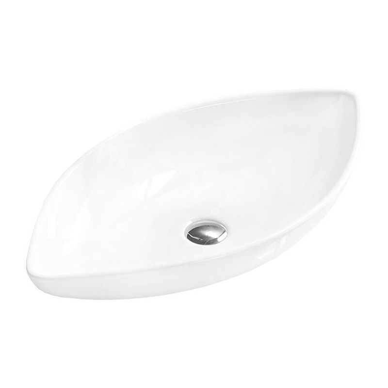 Mexen Ivone umyvadlo nástolní 70 x 37 cm, bílá - 21487000