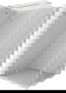 Mexen Lunar T levá sprchová kabina 120 x 100 cm, transparentní, zlatá - 834T-120-100-50-00-L