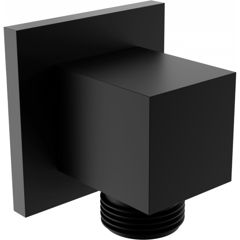 Mexen Cube rohová přípojka, černá - 79340-70