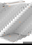 Mexen Lunar T otočná sprchová kabina levá 130 x 90 cm, transparentní, růžové zlato - 834T-130-090-60-00-L