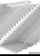 Mexen Lunar T sprchový kout kyvný levý 135 x 90 cm, transparentní, broušená měď - 834T-135-090-65-00-L