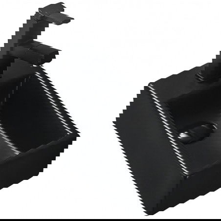 Mexen Inez umyvadlo na desku pravé 41 x 21 cm, černá mat - 21484085R