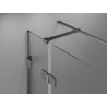 Mexen Lunar T sprchový kout otevírací levý 130 x 120 cm, transparentní, gun metal - 834T-130-120-95-00-L