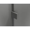 Mexen Lunar T sprchový kout otevírací levý 130 x 120 cm, transparentní, gun metal - 834T-130-120-95-00-L
