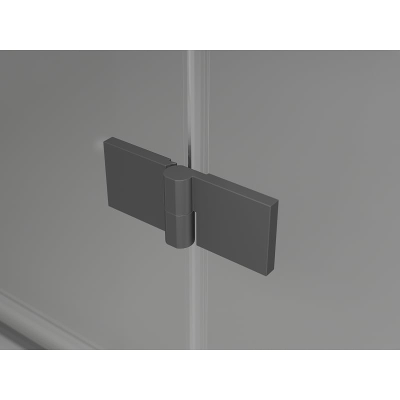 Mexen Lunar T sprchový kout otevírací levý 130 x 120 cm, transparentní, gun metal - 834T-130-120-95-00-L