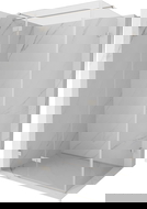 Mexen Lunar T sprchový kout s otevíracími dveřmi levý 135 x 90 cm, transparentní, kartáčovaný nikl - 834T-135-090-97-00-L