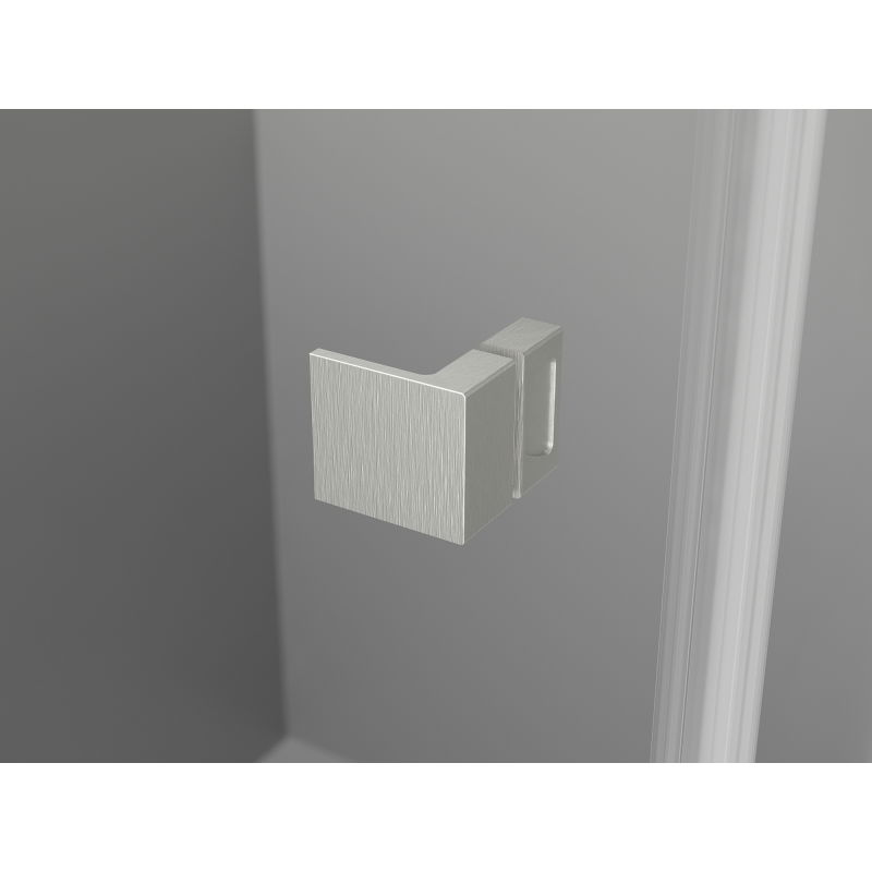 Mexen Lunar T sprchový kout levý 120 x 120 cm, průhledný, kartáčovaný nikl - 834T-120-120-97-00-L