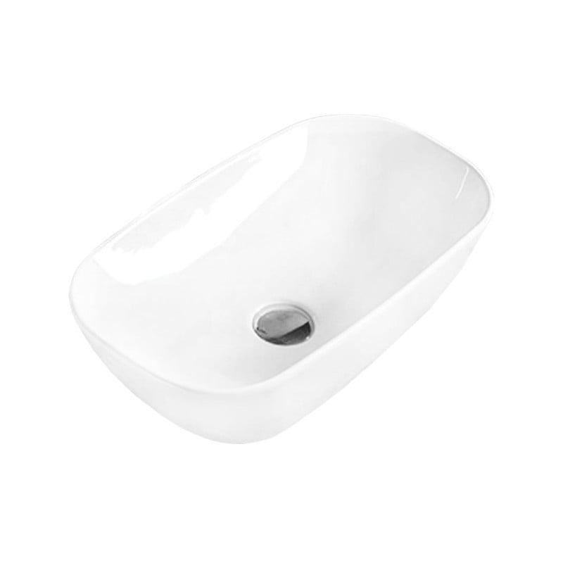 Mexen Klara umyvadlo na desku 46 x 23 cm, bílá - 21564600