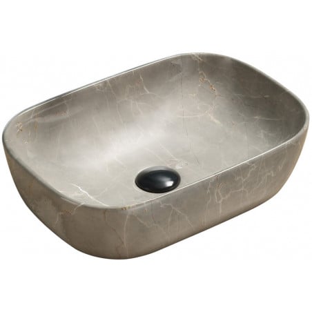 Mexen Rita umyvadlo na desku 45 x 32 cm, béžový kámen - 21084597