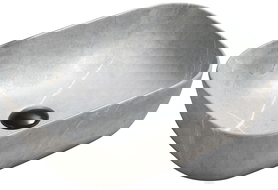 Mexen Rita umyvadlo na desku 45 x 32 cm, šedý kámen - 21084596