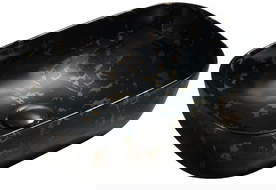 Mexen Rita umyvadlová nádoba 45 x 32 cm, černý kámen - 21084594