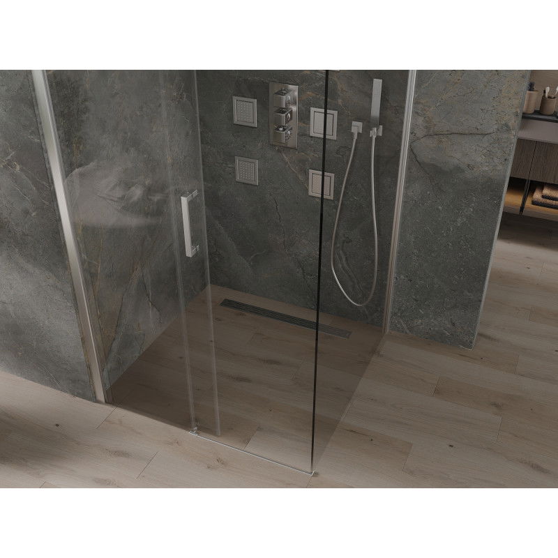 Mexen Omega sprchový kout posuvný 100 x 100 cm, transparentní, chrom - 825-100-100-01-00