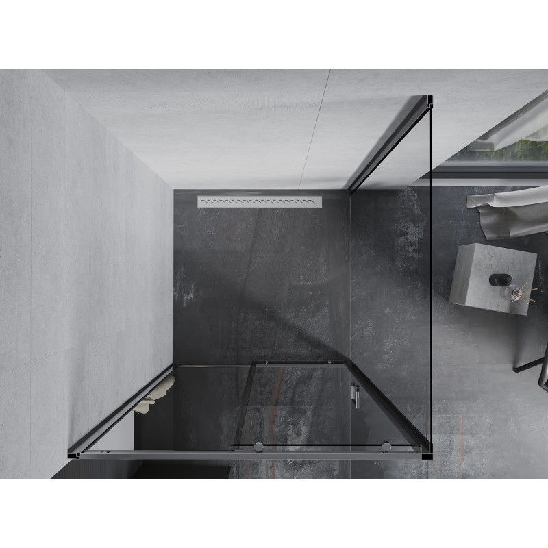 Mexen Apia posuvná sprchová kabina 90 x 90 cm, transparentní, chrom - 840-090-090-01-00