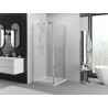 Mexen Exo-S posuvný sprchový kout 95 x 95 cm, průhledný, chrom - 8151-095-095-01-00