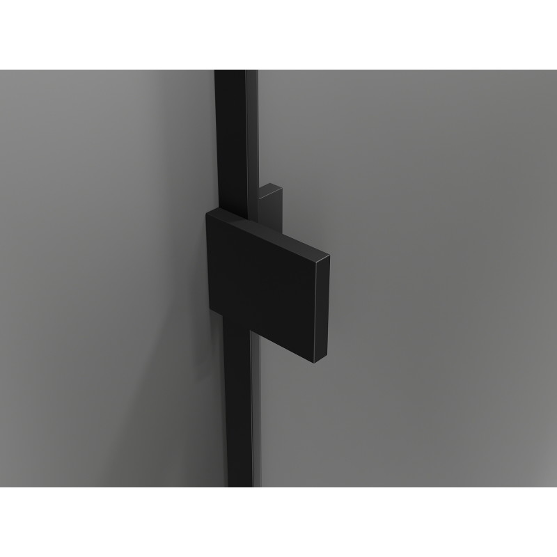 Mexen Lunar sprchová kabina otočná levá 85 x 80 cm, transparentní, černá - 834-085-080-70-00-L