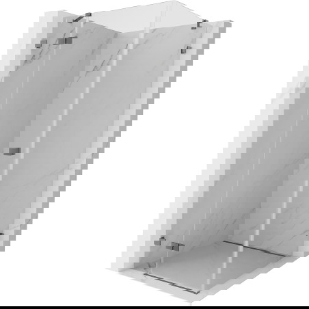 Mexen Lunar sprchový kout otočný levý 90 x 90 cm, transparentní, gun metal - 834-090-090-95-00-L