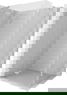 Mexen Lunar Sprchový kout pantový levý 85 x 70 cm, transparentní, kartáčovaný nikl - 834-085-070-97-00-L