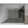 Mexen Lima skládací sprchový kout 80 x 70 cm, grafit, chrom - 856-080-070-01-40