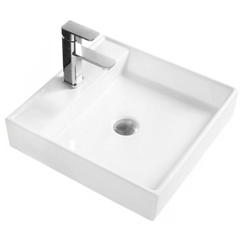 Mexen Blanca umyvadlo na desce 44 x 44 cm, bílá - 21624400