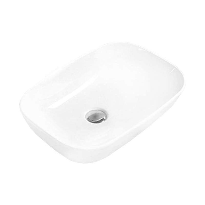 Mexen Luna umyvadlo na desku 50 x 35 cm, bílá - 21635000