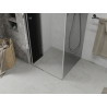 Mexen Lima skládací sprchový kout 90 x 90 cm, grafitová barva, chrom - 856-090-090-01-40