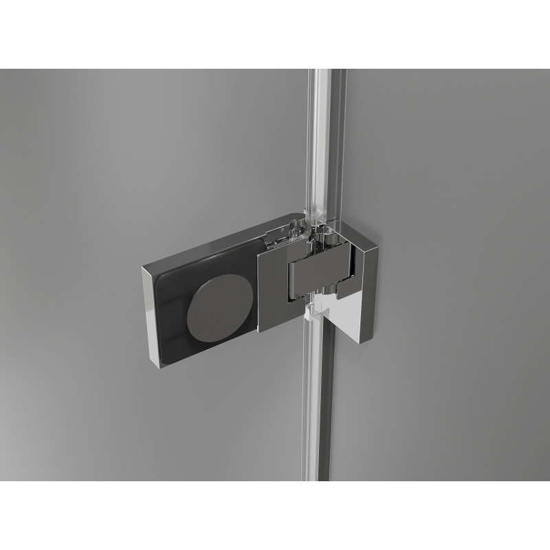 Mexen Lunar-F Duo skládací sprchová kabina 85 x 70 cm, transparentní, chromová - 836-085L-070P-01-00