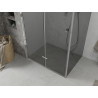 Mexen Lima skládací sprchový kout 100 x 80 cm, grafitový, chromový - 856-100-080-01-40