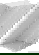 Mexen Lunar-F Duo skládací sprchový kout 100 x 95 cm, transparentní, chrom - 836-100L-095P-01-00