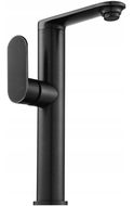 Mexen Milo vysoká baterie umyvadlová s bočním úchytem, černá - 71315-70