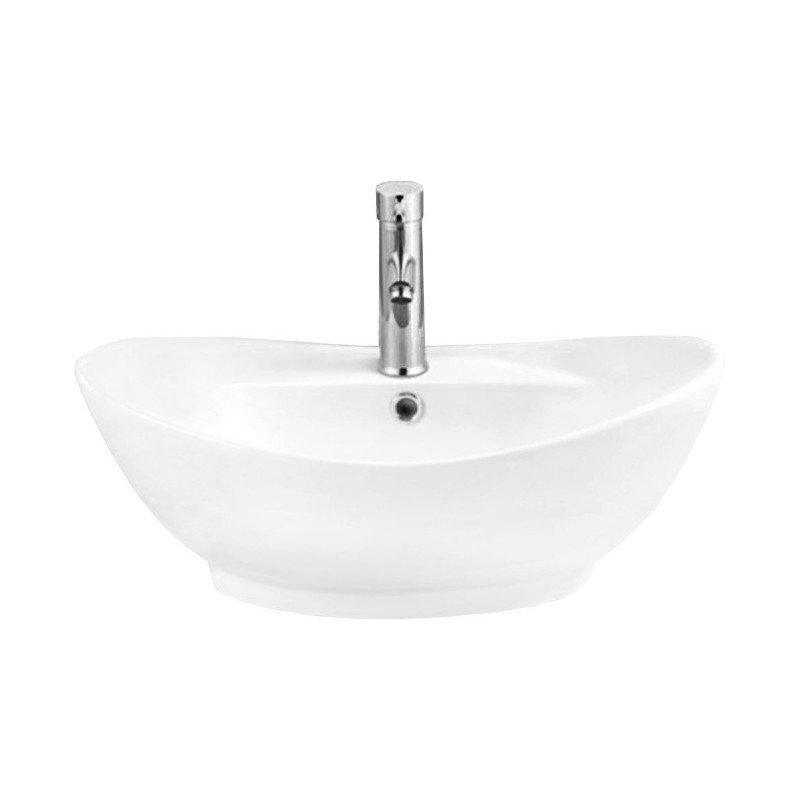 Mexen Kiara umyvadlo na desku 59 x 40 cm, bílá - 21645900