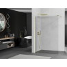 Mexen Kioto sprchová stěna Walk-in 100 x 200 cm, transparentní 8 mm, zlatá - 800-100-101-50-00