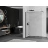 Mexen Kioto sprchová stěna Walk-in 50 x 200 cm, transparentní 8 mm, černá - 800-050-101-70-00