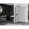 Mexen Kioto sprchová stěna Walk-in 70 x 200 cm, transparentní 8 mm, černá - 800-070-101-70-00
