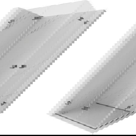 Mexen Lunar-F Duo sprchová kabina skládací 90 x 70 cm, transparentní, gun metal - 836-090L-070P-95-00