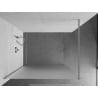 Mexen Kioto Sprchová stěna Walk-in 100 x 200 cm, matná 8 mm, chrom - 800-100-101-01-30