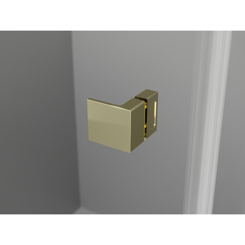 Mexen Lunar T sprchový kout otočný pravý 110 x 90 cm, průhledný, zlatý - 834T-110-090-50-00-P