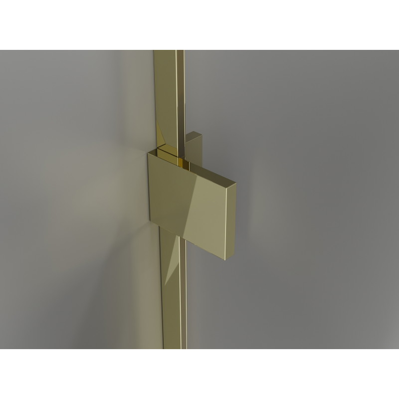 Mexen Lunar T sprchová kabina pravá 125 x 90 cm, transparentní, zlatá - 834T-125-090-50-00-P