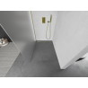 Mexen Kioto sprchová stěna Walk-in 110 x 200 cm, mražené 8 mm, zlatá - 800-110-101-50-30